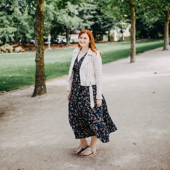 Hayden Los Angeles Boho Dress Floral Print Size Medium - Picture 3 of 16